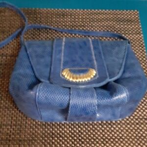 sharif ladies crossbody  royal blue  elegant!